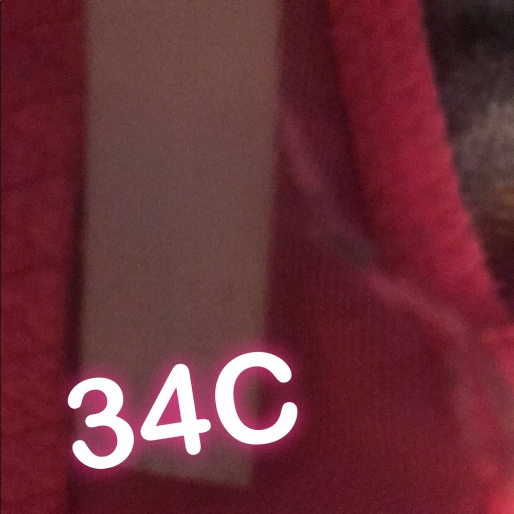 Pink VS 34C bra slight push up